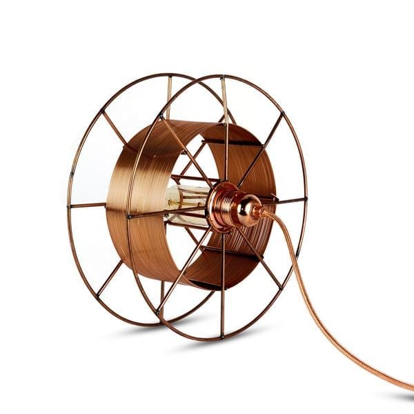 Spool Floor Deluxe van Tolhuijs Design is een duurzame koperen Design lamp bij Studio Perspective
