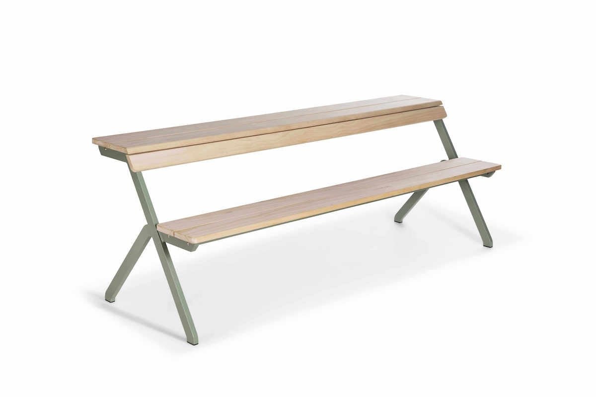 Weltevree-Tablebench-4-seater-Acooya-Wood-Outdoor-Pickic-Setting