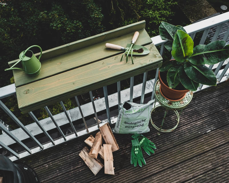 groene balkontafel