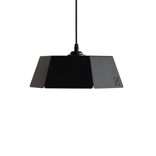 hanglamp in zwart metaal recycle Studio Perspective